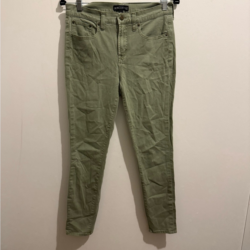 ‼️LAST CHANCE‼️ J. Crew Olive Ankle Jeans